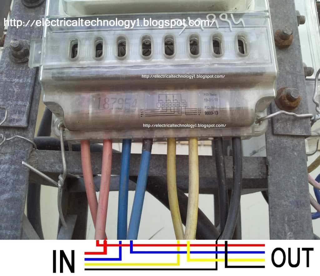 Wiring of 3 Phase Distribution Board from energy meter|3